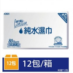 商品名稱：【醫博士專營店】康乃馨 純水濕巾 超厚補充包 (80抽*12包/箱)